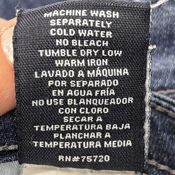 BKE Derek Jeans Mens Size 36X29 Blue Denim Relaxed Straight Stretch Whiskered - Picture 11 of 15